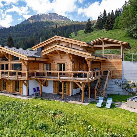 Chalet Flocon De Neige - Jacuzzi - Sauna La Tzoumaz Εξωτερικό φωτογραφία
