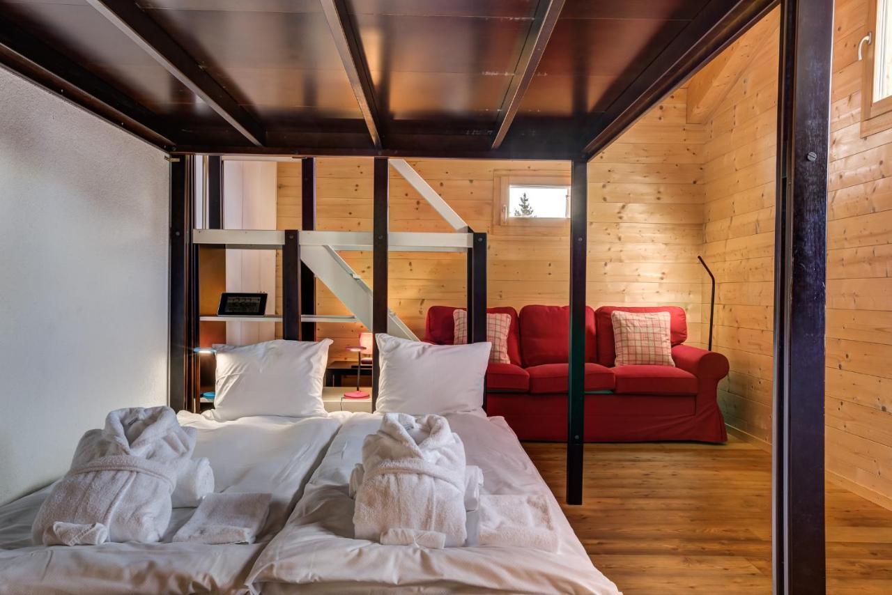 Chalet Flocon De Neige - Jacuzzi - Sauna La Tzoumaz Εξωτερικό φωτογραφία