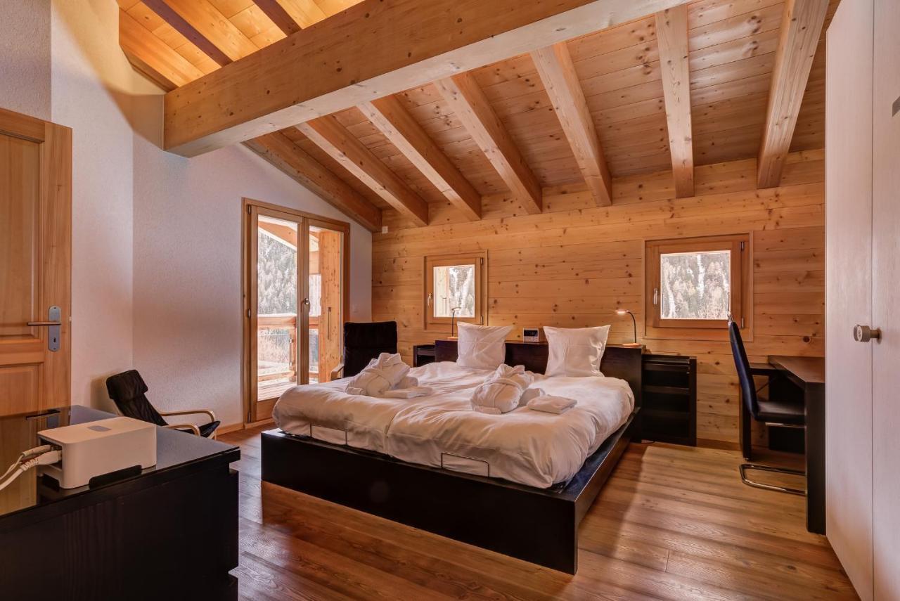 Chalet Flocon De Neige - Jacuzzi - Sauna La Tzoumaz Εξωτερικό φωτογραφία