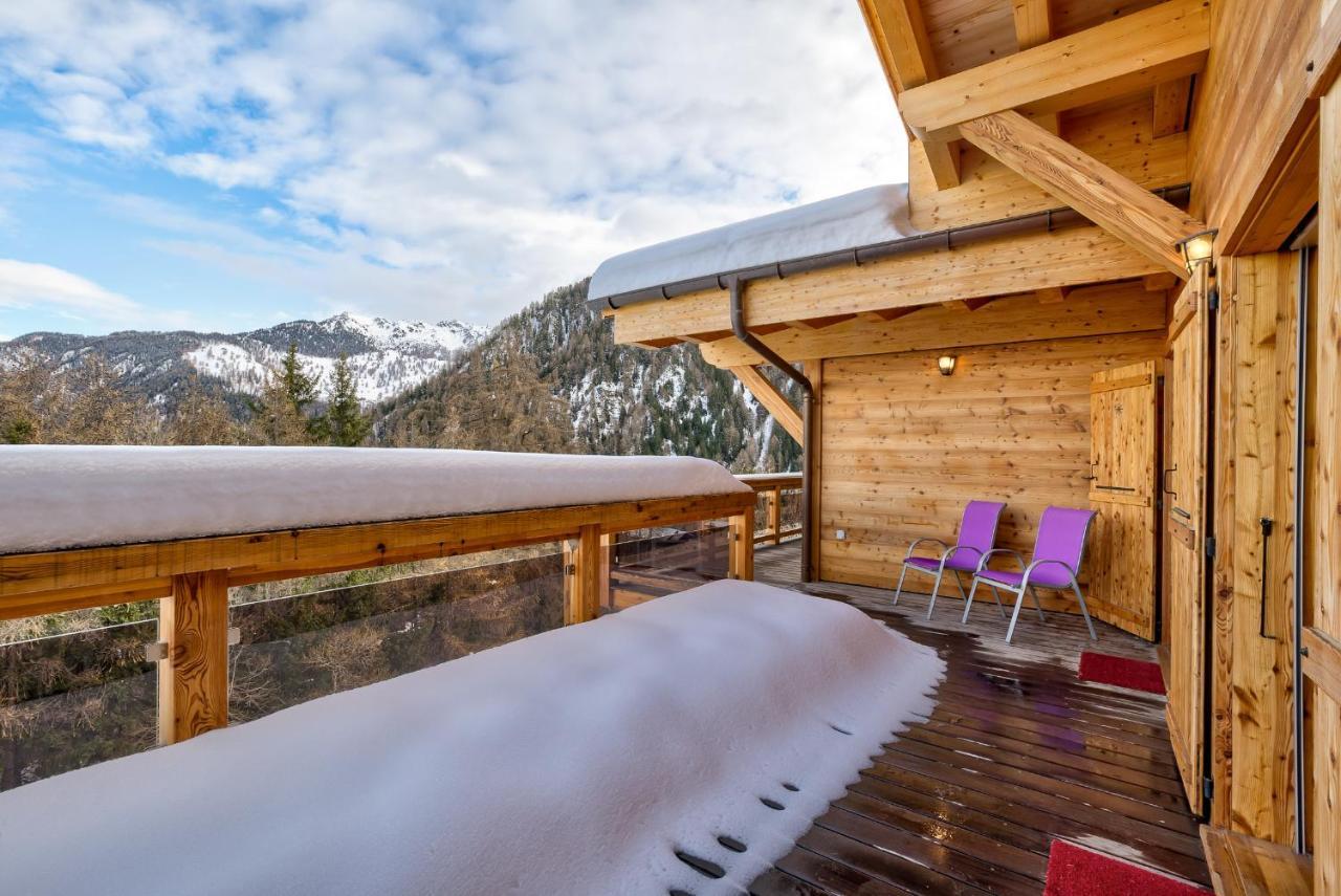 Chalet Flocon De Neige - Jacuzzi - Sauna La Tzoumaz Εξωτερικό φωτογραφία