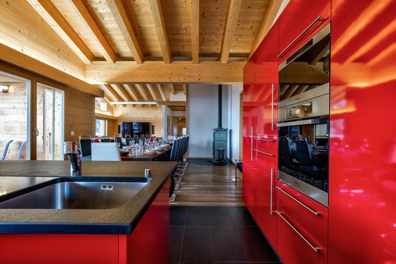 Chalet Flocon De Neige - Jacuzzi - Sauna La Tzoumaz Εξωτερικό φωτογραφία