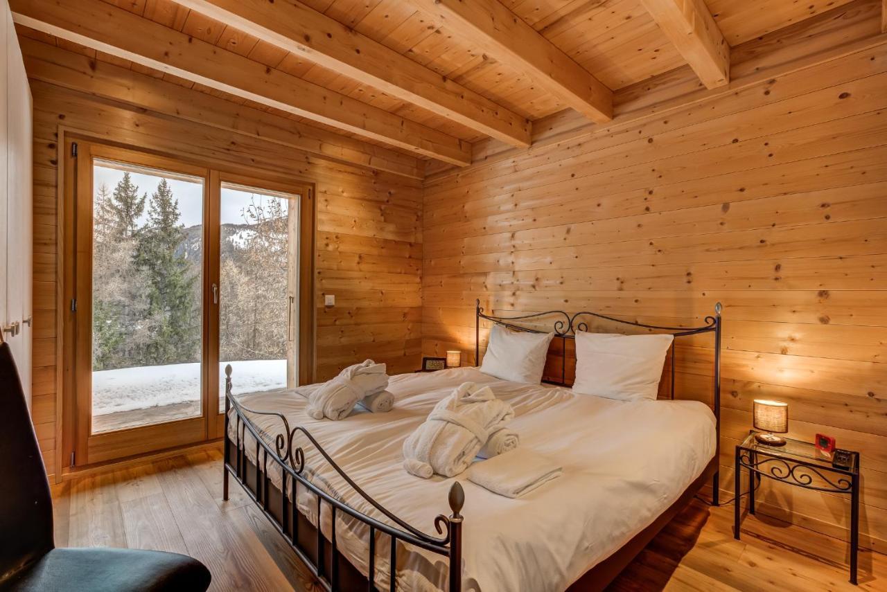 Chalet Flocon De Neige - Jacuzzi - Sauna La Tzoumaz Εξωτερικό φωτογραφία
