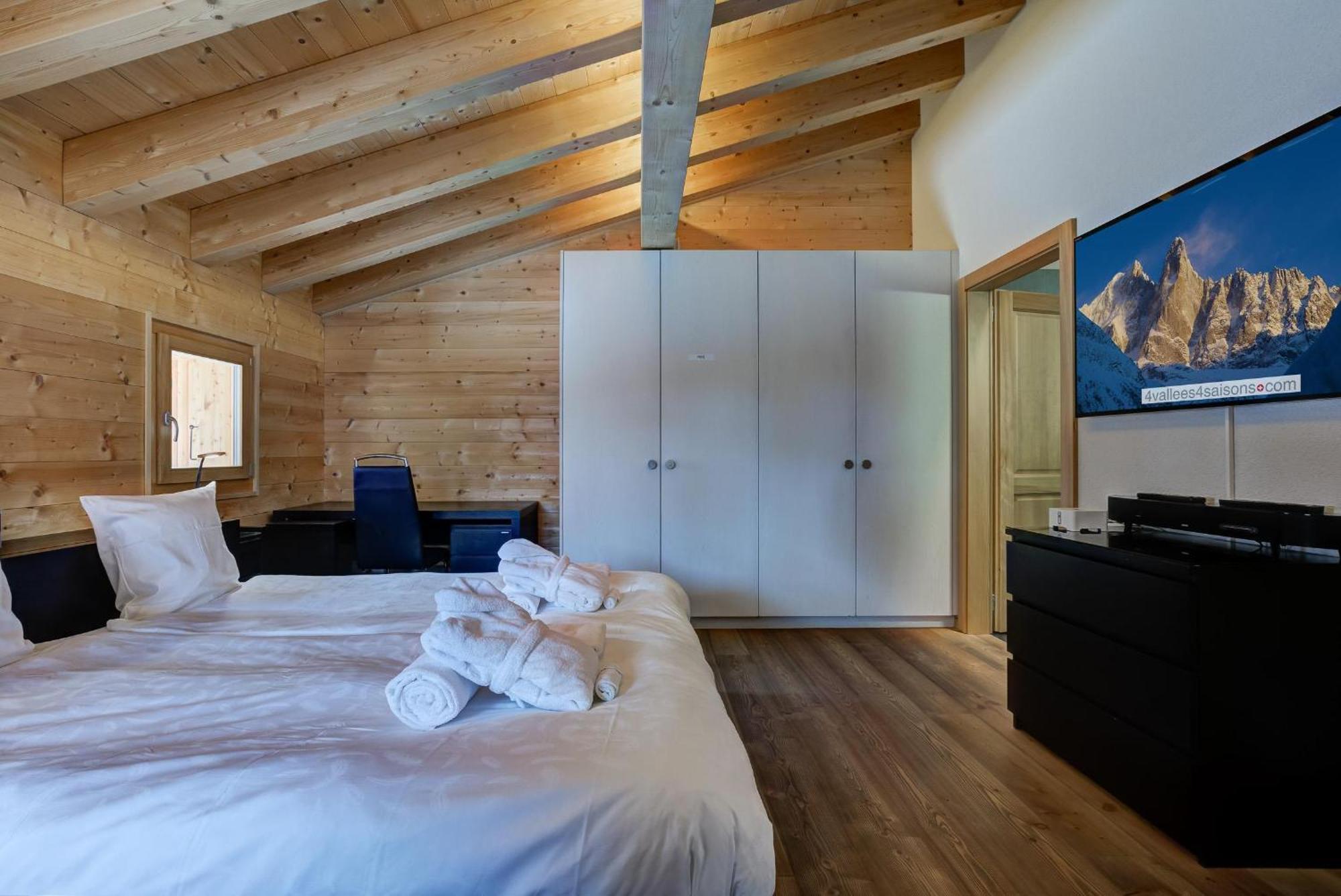 Chalet Flocon De Neige - Jacuzzi - Sauna La Tzoumaz Εξωτερικό φωτογραφία